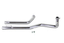 Shovelhead Exhaust Straight Pipe Set Chrome Shotgun