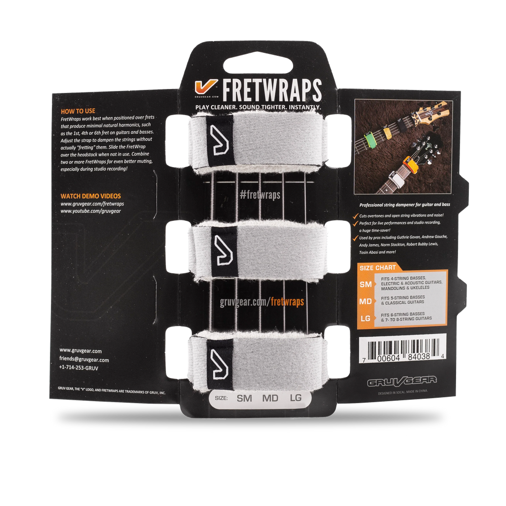 gruv gear strap GRUV GEAR FretWraps String Muters (3-Pack) – SEVEN SINS • NOISE • DAVEY JONES SCREN PRINTING