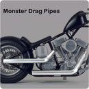 MONSTER Drag or Shotgun Pipes for Customs, Softails, & Dynas