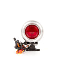 Aluminum Ripple Tail Light + Mounting Bracket