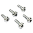 Chrome Front Brake Disc Bolt Set