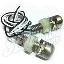 LICENSE LIGHT - Stainless Domed Bolt LED Plate Lighting Kit