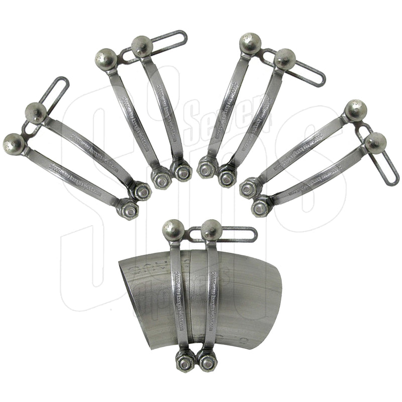 2" OD Stainless Tack Welding Clamp Set of 4