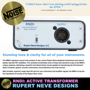 Rupert Neve Design RNDI Single Channel Active Instrument Direct Box + FREE USA SHIPPING