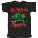 SEVEN SINS CHOPPERS T-SHIRT VIPER BLACK or NAVY - YOUTH