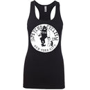 PSYCHO CYCLE AXEMAN LADIES RACERBACK TANK BLACK