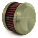 IN STOCK • Air Cleaner - Seven Sins Choppers DEATH RAY DISH - Super E/G & CV & Modern Harley's - 4" Aluminum or Brass (Copy)