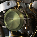IN STOCK • Air Cleaner - Seven Sins Choppers DEATH RAY DISH - Super E/G & CV & Modern Harley's - 4" Aluminum or Brass (Copy)