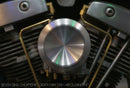 IN STOCK • Air Cleaner - Seven Sins Choppers DEATH RAY DISH - Super E/G & CV & Modern Harley's - 4" Aluminum or Brass (Copy)