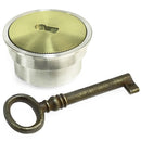 SKELETON KEY CAP / FLUSH MOUNT / BRASS CAP w/ STEEL BUNG