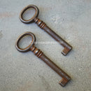 SKELETON KEY CAP / FLUSH MOUNT / BRASS CAP w/ STEEL BUNG