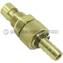 FUEL VALVE S&S Super E/G Carbs BRASS Knurled