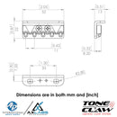 AxLabs Tone Claw Locking Spring Claw Brass