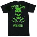 Seven Sins Choppers ZOMBIE Gasser T-SHIRT GREEN