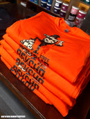 "STEGS" PSYCHO CYCLES INC. T-SHIRT Size ORANGE