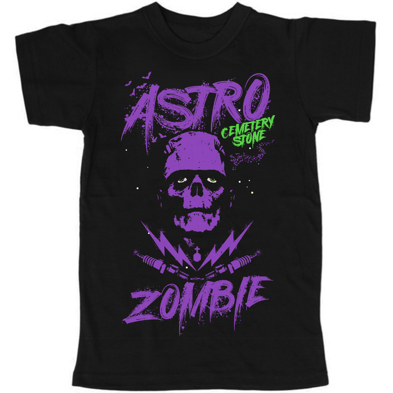 ASTROZOMBIE "Cemetery Stone" Release T-Shirt • PREORDER ONLY