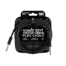 ERNIE BALL Flex Instrument Cable Straight/Straight 10ft - Black