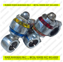 CUSTOM ORDER • RISER BUSHINGS for Flanders Style Risers : Set of 4