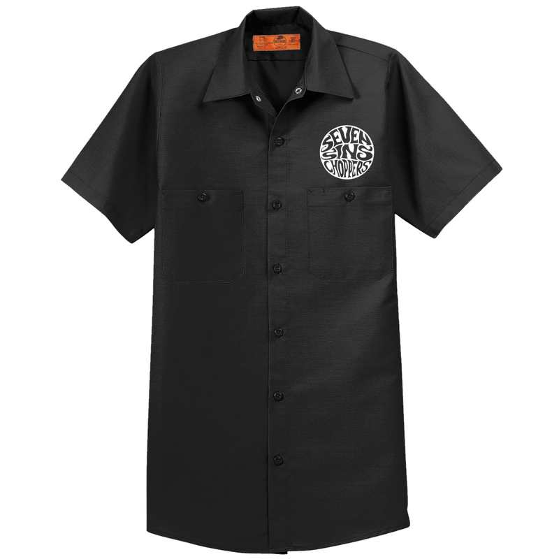 SEVEN SINS SWELL WORK SHIRT BLACK