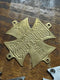 RARE West Coast Choppers Brass Neck Frame Emblem