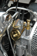 Single Throttle Cable Kit for S&S Super E Carbs BRASS