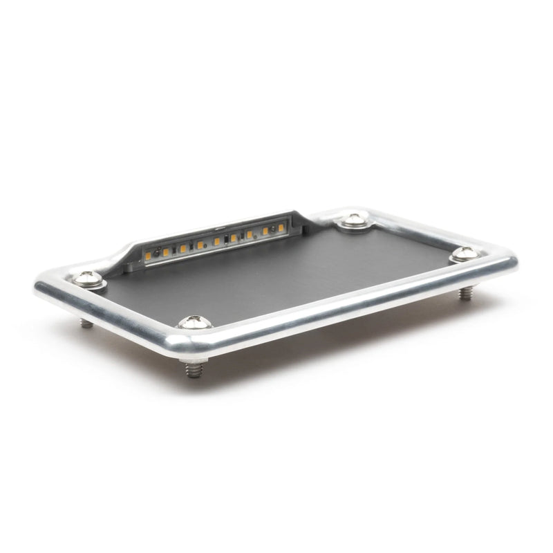LED License Plate Frame Polished