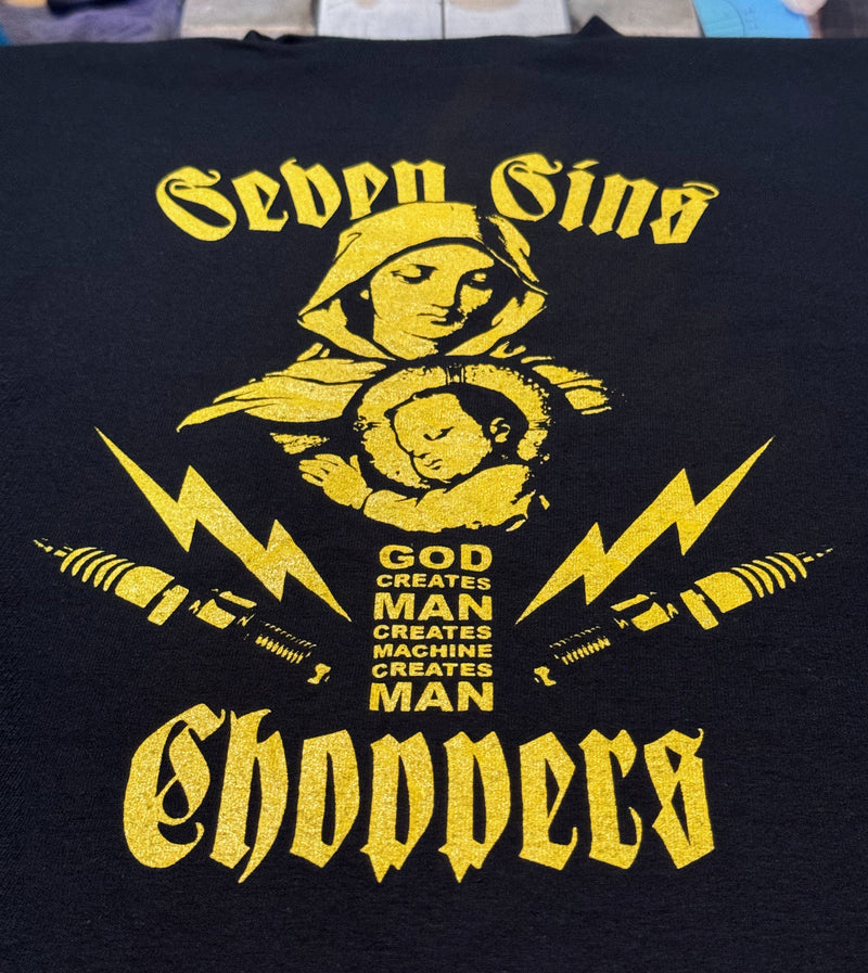 MARY MACHINE SEVEN SINS CHOPPERS TEE