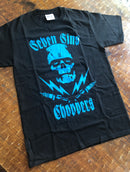 Seven Sins Choppers ZOMBIE T-SHIRT : ELECTRIC BLUE