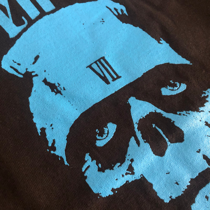 Seven Sins Choppers ZOMBIE T-SHIRT : ELECTRIC BLUE