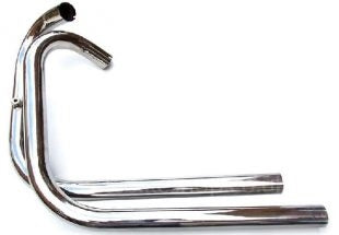 TRIUMPH 650 TT SPECIAL PIPES - WILL FIT 1963-71 UK MADE 70-5959/61