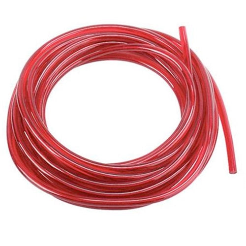 7MM Red Translucent Copper Core Spark Plug Wire by the Foot