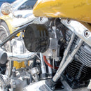 Air Cleaner - Hotrod Gloss BLACK Louvered Super E/G or CV
