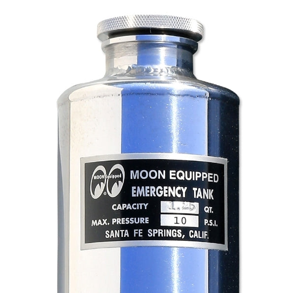 MOON Emergency Tank for Motorcycles & Hotods POLISHED