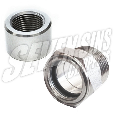 GAUGE CYCLOPS Fuel Kit : STAINLESS 3/4" Window