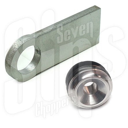 TANK MOUNT Single Flathead Aluminum Cap Kit