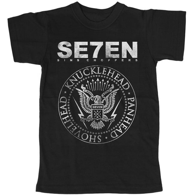 Seven Sins Choppers "SEAL" Tee - Slightly Distressed