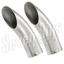 1.75" Exhaust Turnout Ends Raw Steel / Sold as a Set