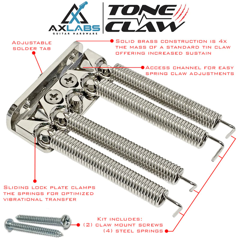 AxLabs Tone Claw Locking Spring Claw Nickel