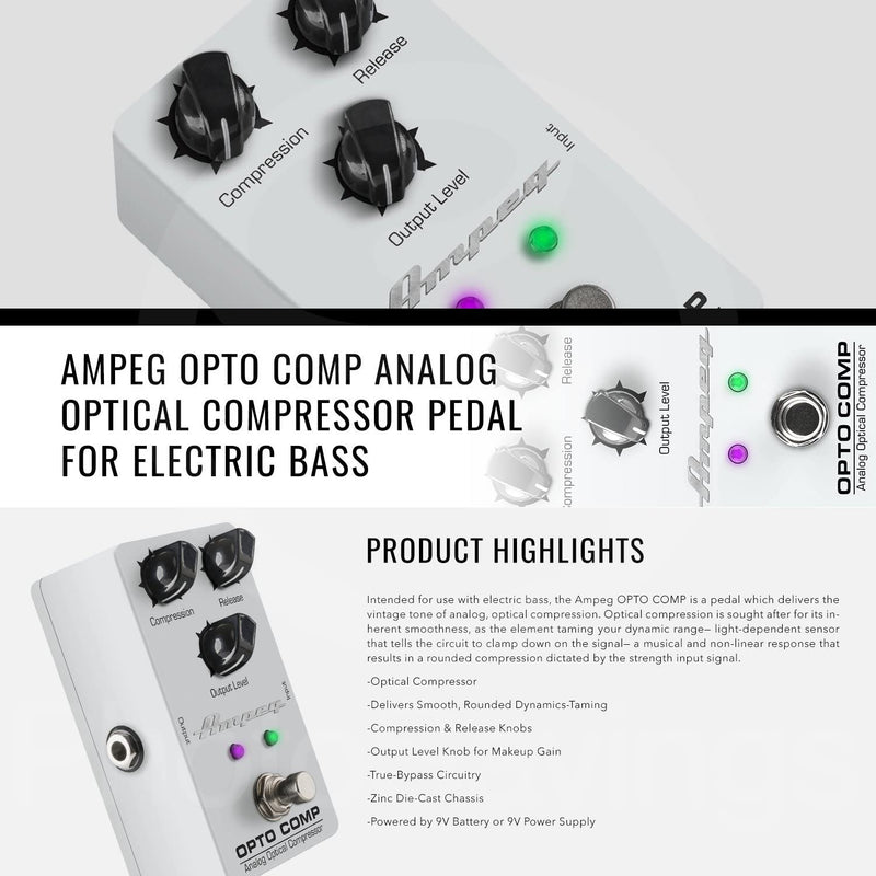 optical compressor pedal Ampeg Opto Comp